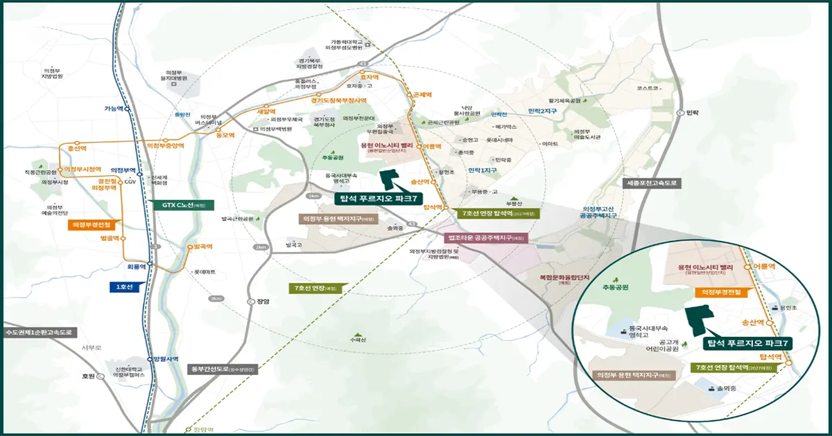 경기도 의정부 지도